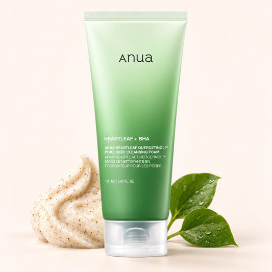 Anua Heartleaf Quercetinol BHA – Mousse nettoyante pores 150 ml