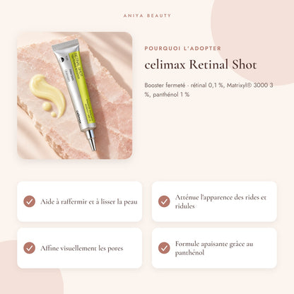 celimax Retinal Shot – Bénéfices