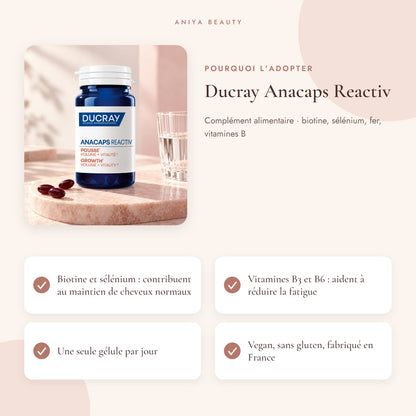 Ducray Anacaps Reactiv – Bénéfices